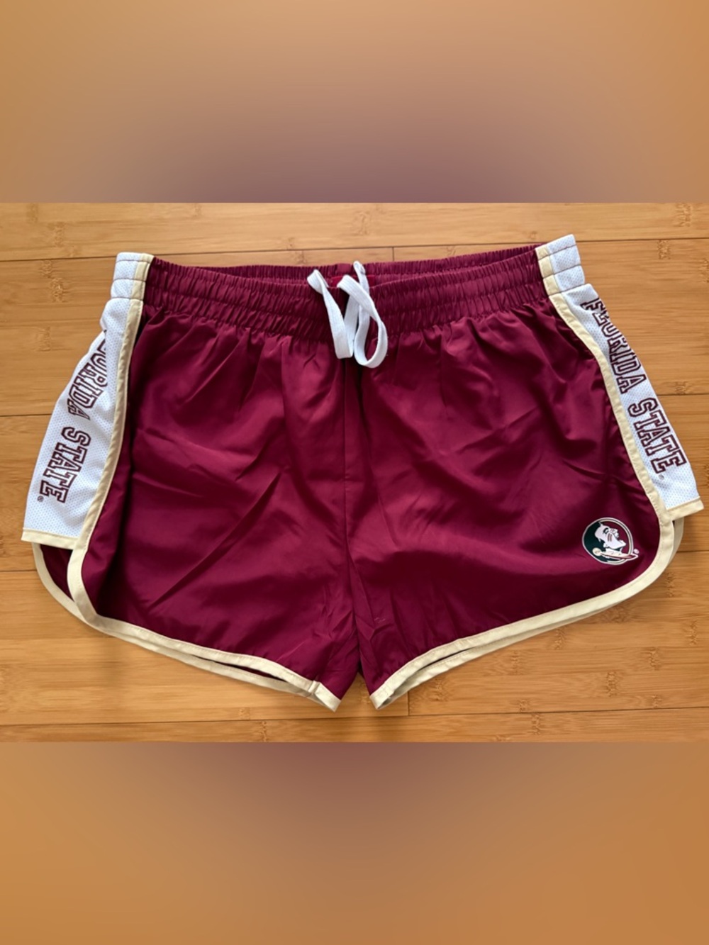 Florida State Womens XL Colosseum Workout Gym Shorts FSU Logo